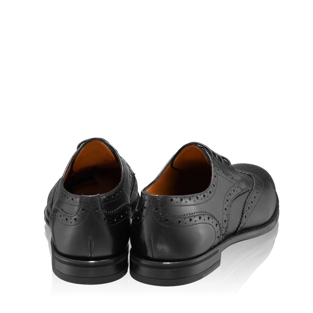 Pantofi Eleganti Barbati 7020 Vitello Negru
