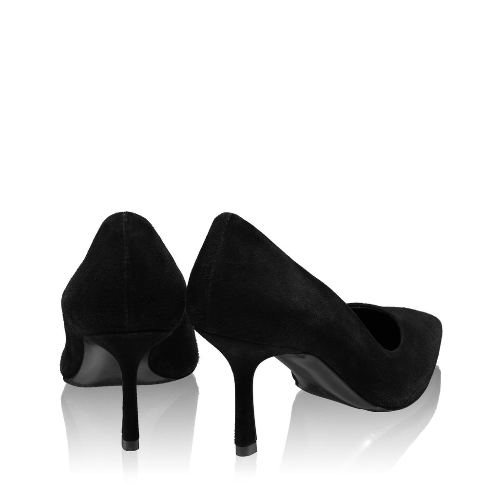 Pantofi Eleganti Dama 8026 Camoscio Negru