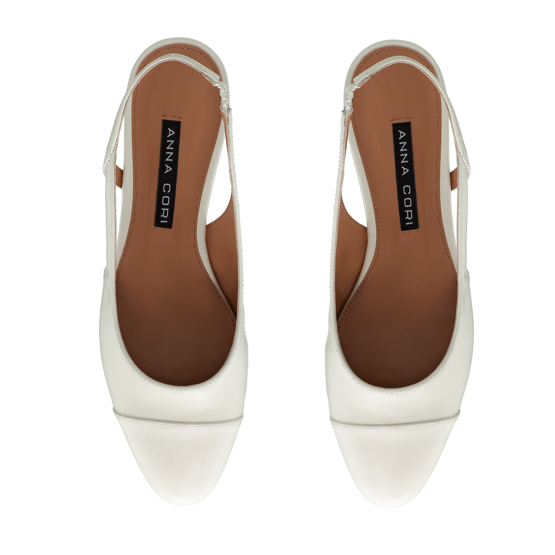 Pantofi Decupati Dama 8078 Vitello+Panna