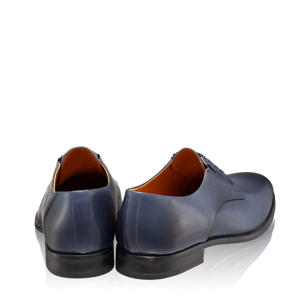 Pantofi Eleganti Barbati 7042 Vitello Blue