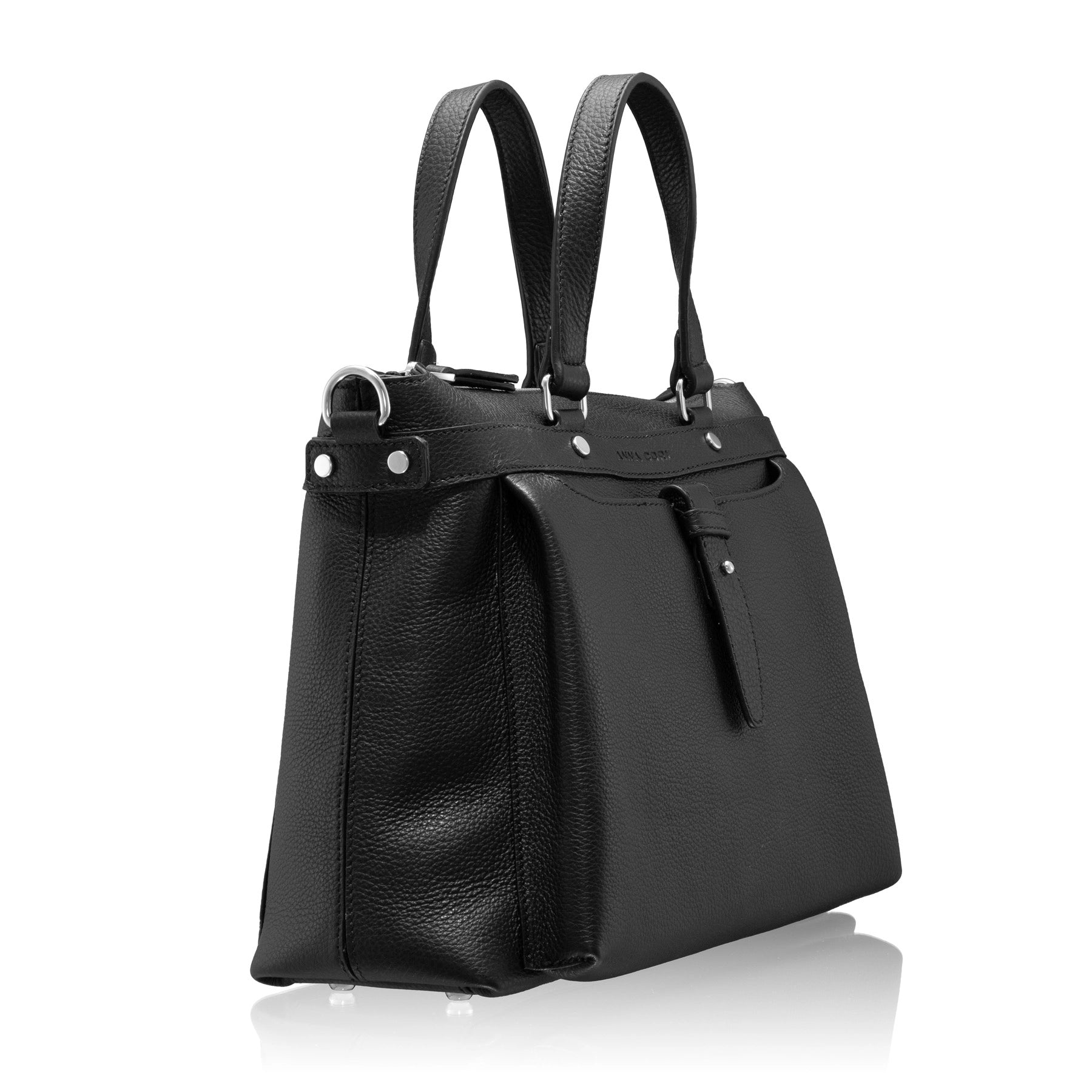 Geanta dama de Mana ALIZA 01 BOTTALATO NEGRU