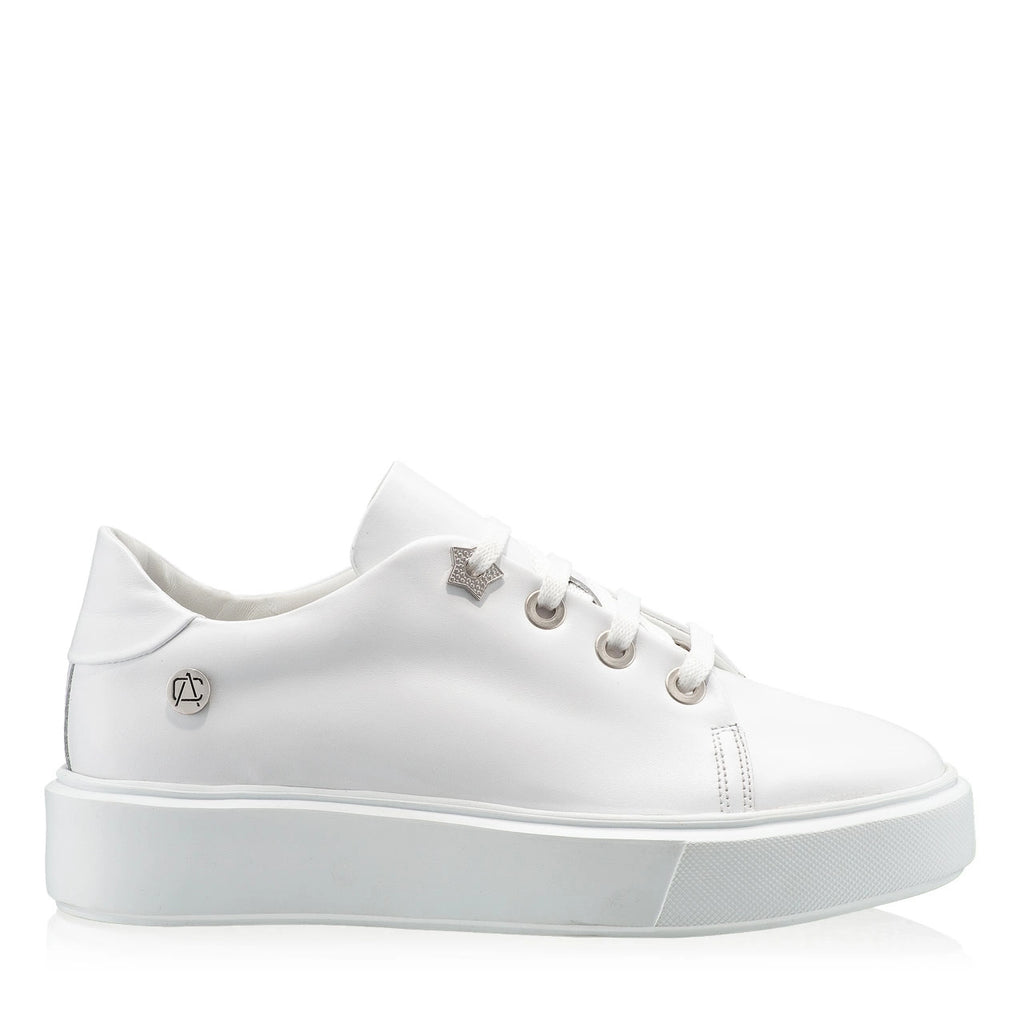 Pantofi Sport Dama 7117 Vitello Alb