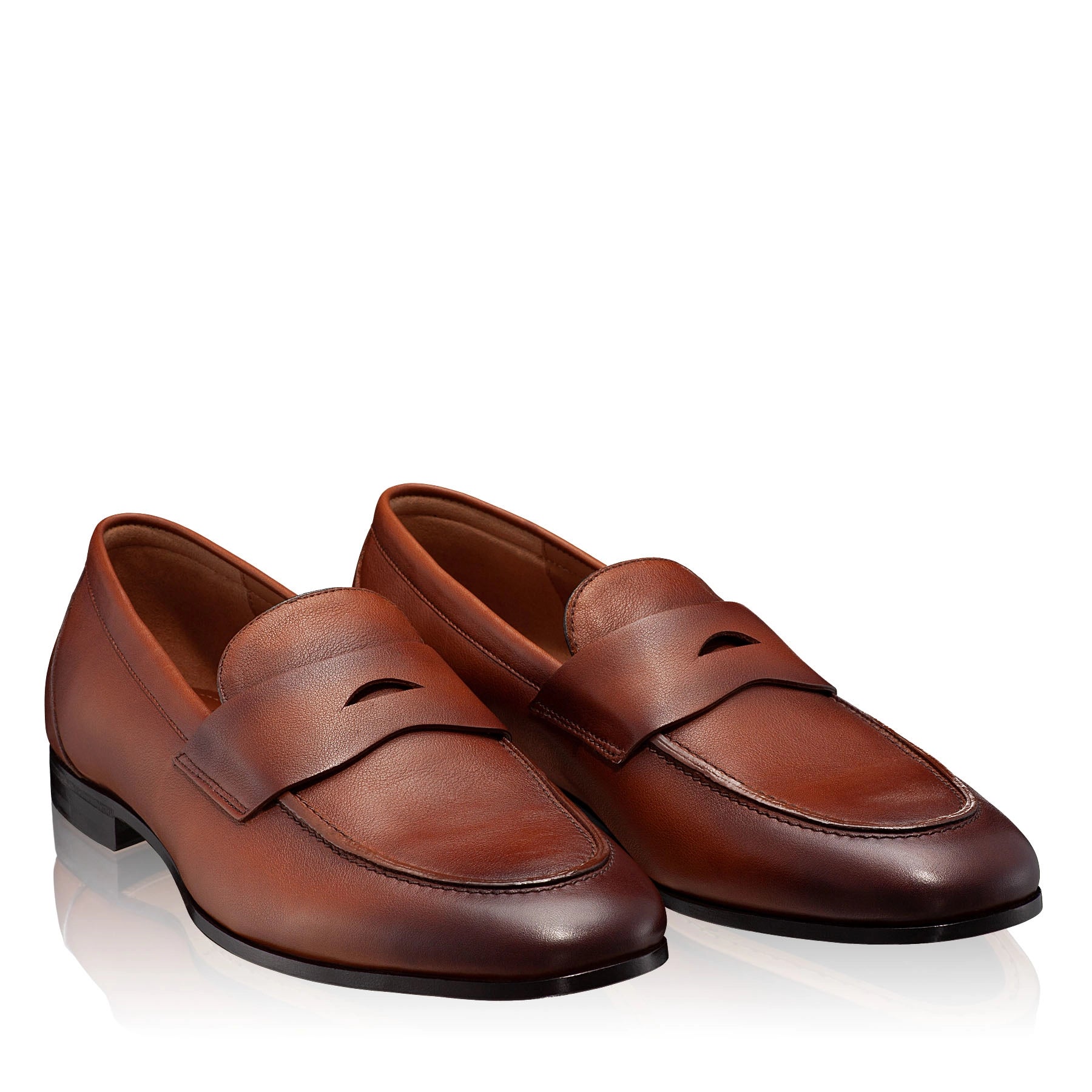 Pantofi Eleganti Barbati 7084 Vitello Cuoio