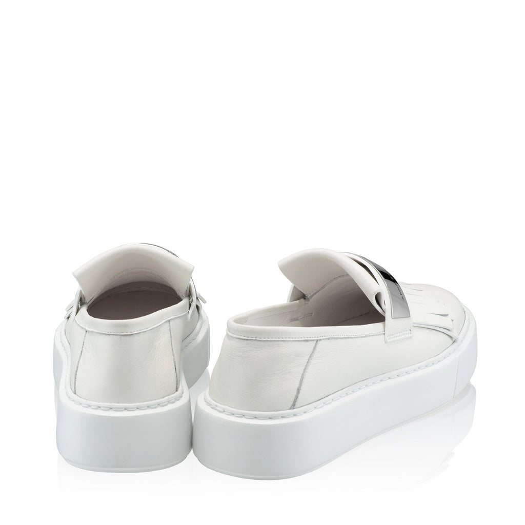 Pantofi Casual Dama 7543 Vitello Alb