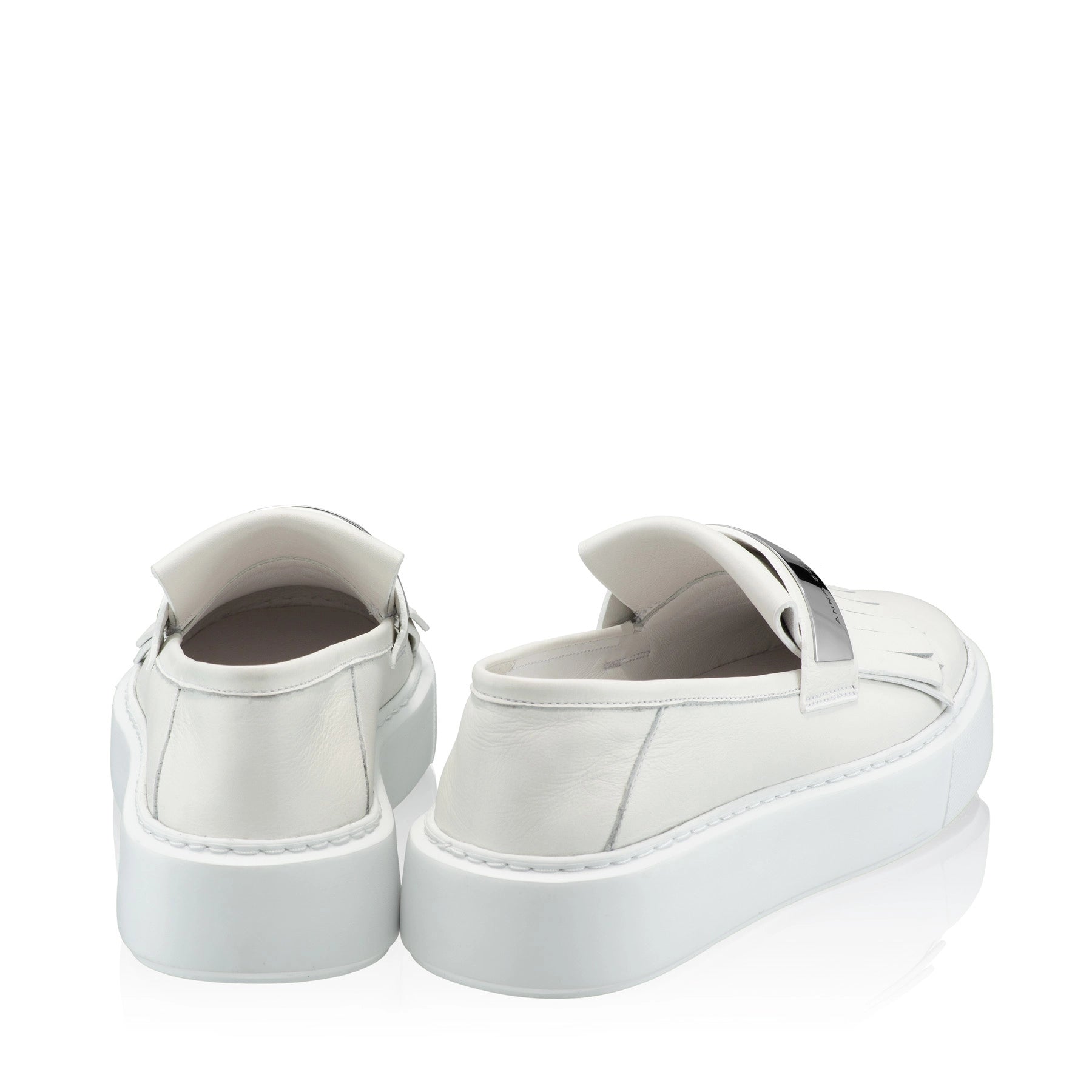 Pantofi Casual Dama 7543 Vitello Alb